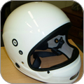 競艇選手　ヘルメット塗装
